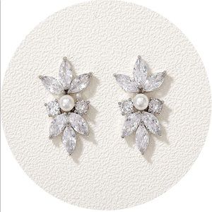 Marquise Cubic Zirconia Stud Earrings